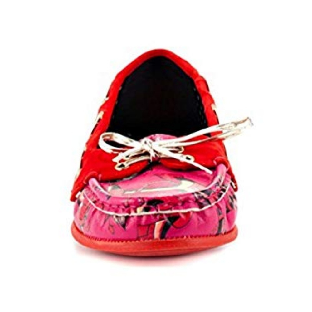 Love Me Now Boat Flats Pink & Red by Iron Fist - Picture 3 of 8